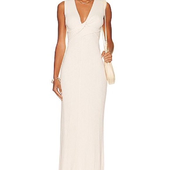 SIR the label Dresses & Skirts - SIR the Label Enes Twist Dress (Size 1, Cream)
